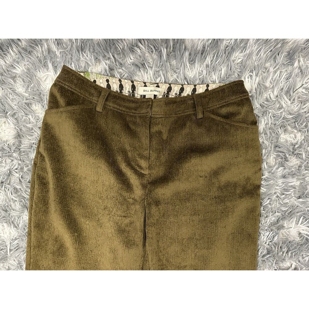 Bill Burns Green Corduroy Blazer and Pants Set Size 8 FLAW - Picture 14 of 16